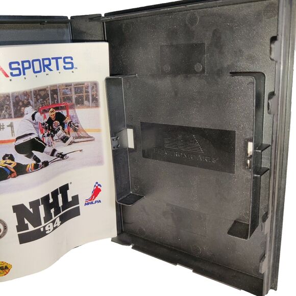 NHL '94 (Sega Genesis) Case and thick Manual for Sale, No GAME pre owned. - Picture 4 of 6